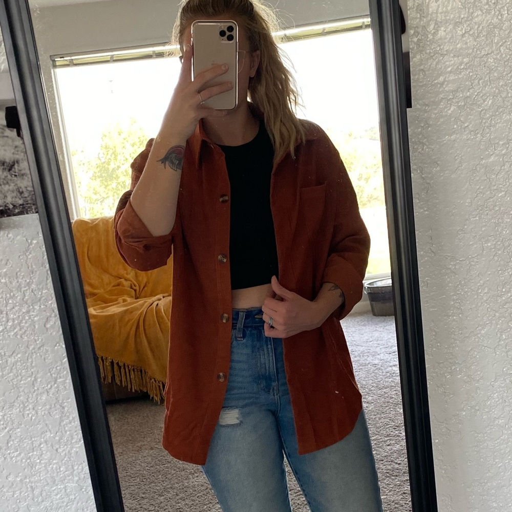 SHEIN Button Up